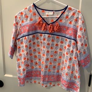 Batik Print Breezy Summer Top